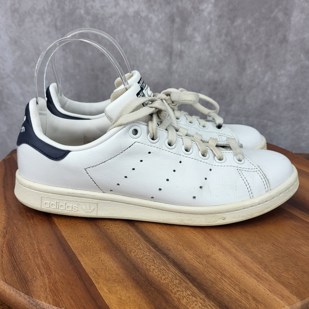 Adidas Stan Smith Originals Sneakers Mens 6.5‎ White Leather Tennis Shoes M20325